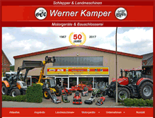 Tablet Screenshot of kamper-landtechnik.de